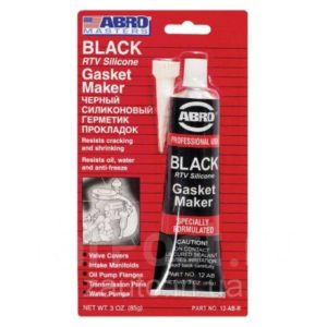 Герметик силиконовый черный ABRO 85 г.