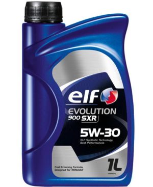 Моторное масло ELF EVOLUTION 900 SXR 5W-30 синтетическое  1л. ACEA A5/B5 API SL FORD WSS-M2C-913-D JAGUAR LAND ROVER STJLR.03.5003 RENAULT RN0700