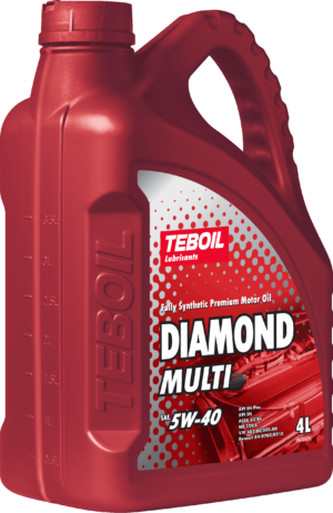 Моторное масло TEBOIL Diamond Multi 5W-40 синтетическое 4л + 1л