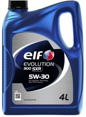 Моторное масло ELF EVOLUTION 900 SXR 5W-30 синтетическое  4л. ACEA A5/B5 API SL FORD WSS-M2C-913-D JAGUAR LAND ROVER STJLR.03.5003 RENAULT RN0700