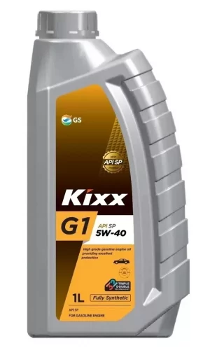 Моторное масло Kixx G1 SP 5W-40 синтетическое 1л допуски: API SP