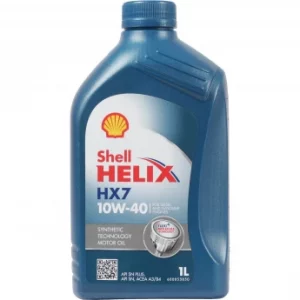 Моторное масло Shell Helix HX 7 10W-40 1л. Полусинтетическое API - CF / SN ACEA - B3 / B4 / A3 MB 229.3/VW 505 00/RN 0710
