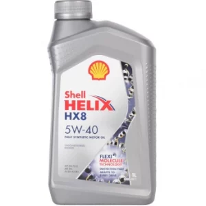 Моторное масло Shell Helix HX 8 5W-40 1л. синтетическое. API - CF / SN  ACEA - B3 / B4 / A3 - FIAT 9.55535-M2/MB 229.3/RN 0700/RN 0710/VW 502.00/VW 505.00