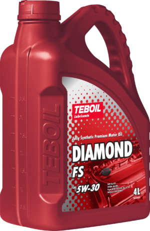 Моторное масло TEBOIL Diamond FS 5W-30 синтетическое 4л + 1л