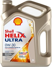 Моторное масло Shell Helix Ultra ECT C2 / C3 0W-30 4л. синтетическое. ACEA C2, ACEA C3, API SN, VW504.00/507.00, MB 229.52, MB 229.51, MB 229.31, Fiat 955535.GS1  Fiat 955535.DS1  Porsche C30.