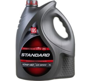 Моторное масло Лукойл СТАНДАРТ 10W-40 5л.  минеральное. API SF, CC