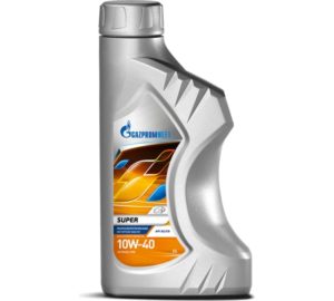 Моторное масло GAZPROMNEFT Super 10W-40 1л. полусинтетическое. API SG; CD ААИ Б4, ПАО "АВТОВАЗ"