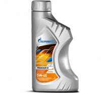 Моторное масло GAZPROMNEFT Premium N 5W-40 1л. синтетическое. API SN; CF/ACEA A3/B4 BMW Longlife-01, General Motors LL-B-025, MB 226.5, MB 229.5, Porsche A40, PSA B71 2296, Renault RN700, Renault RN710, VW 502 00, VW 505 00, ААИ Б5, ПАО "АВТОВАЗ", УМ
