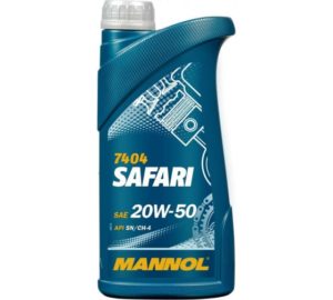 Моторное масло MANNOL SAFARI 20W-50 1 л. минеральное.  SN/ CH-4
