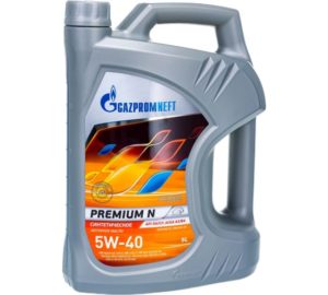 Моторное масло GAZPROMNEFT Premium N 5W-40 4л. синтетическое. API SN; CF/ACEA A3/B4 BMW Longlife-01, General Motors LL-B-025, MB 226.5, MB 229.5, Porsche A40, PSA B71 2296, Renault RN700, Renault RN710, VW 502 00, VW 505 00, ААИ Б5, ПАО "АВТОВАЗ", УМ
