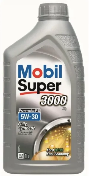 Моторное масло Mobil Super 3000 X1 Formula FE 5W-30 1 л . синтетическое. API CF / SL  ACEA A5/B5 Ford WSS- M2C913-D  Ford WSS-M2C913-C
