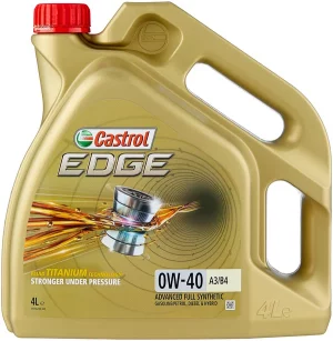 Моторное масло CASTROL EDGE 0W-40 4л. A3/В4, А3/В3, С3, A3, ACEA A3/B4, B3, B4 BMW Longlife-01, Ford WSS-M2C 937-A, MB 229.3, MB 229.5, PORSCHE A40, VW 502.00, VW 502.00/505.00, VW 505.00, MB-Approval 229.3, MB-Approval 229.5, Meets Ford WSS-M2C937-A