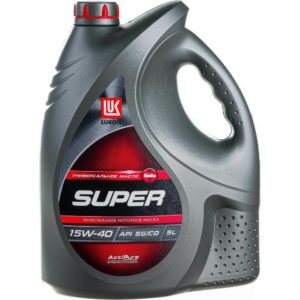 Моторное масло Лукойл СУПЕР 15W-40 5л.  минеральное. CD, SG