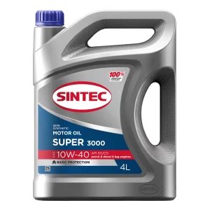 Моторное масло SINTEC SUPER 3000 SAE 10W-40. полусинтетическое. API SG/CD