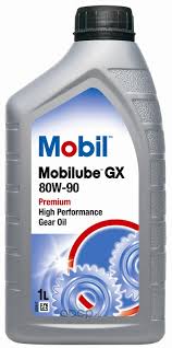 Трансмиссионное масло MOBIL Mobilube GX 80W90 GL-4 1л. Минеральное.