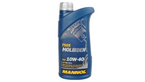 Моторное масло  MANNOL MOLIBDEN 10W-40 1 л. полусинтетическое. SL; CH-4/ACEA A3/B3