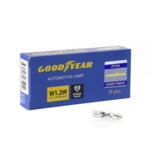 Лампа W1,2W ; W2W 12v бесцокольная GOODYEAR