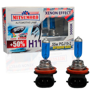 Лампа Н11 12v 55w MITSUMORO XENON EFFECT 5000K