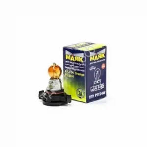 Лампа PG 20/4 12v 24w (желтая) МАЯК