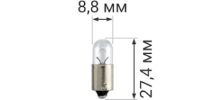 Лампа 24 v  4 w