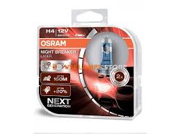 Лампы Н4 12v 60/55w +150% OSRAM NIGHT BREAKER LASER пара.