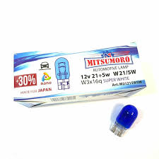 Лампа W21/5W 12v (белый свет) MITSUMORO