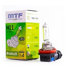 Лампа Н11 12v 55w +30% MTF