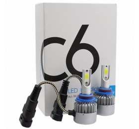 Лампы светодиодные C6 12-24v 36w/3800LM 5000K H1, H7, HB3, HB4, H27