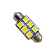 Светодиод T11  6SMD 12v (32, 36, 41мм.)