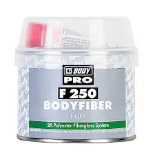 Шпатлевка  HB BODY PRO F250 Fiber со стекловолокном 250гр с отвердителем