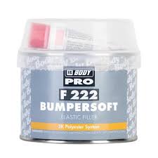Шпатлевка HB BODY F222 BUMPERSOFT 250гр (черная) с отвердителем