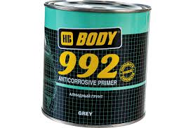 Грунт HB BODY 992 1кг. антикоррозийный серый, коричневый.