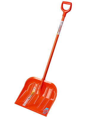 Лопата для снега CARBOLUX ORIGINAL, 475 х 400 х 100 мм, с AL черенком